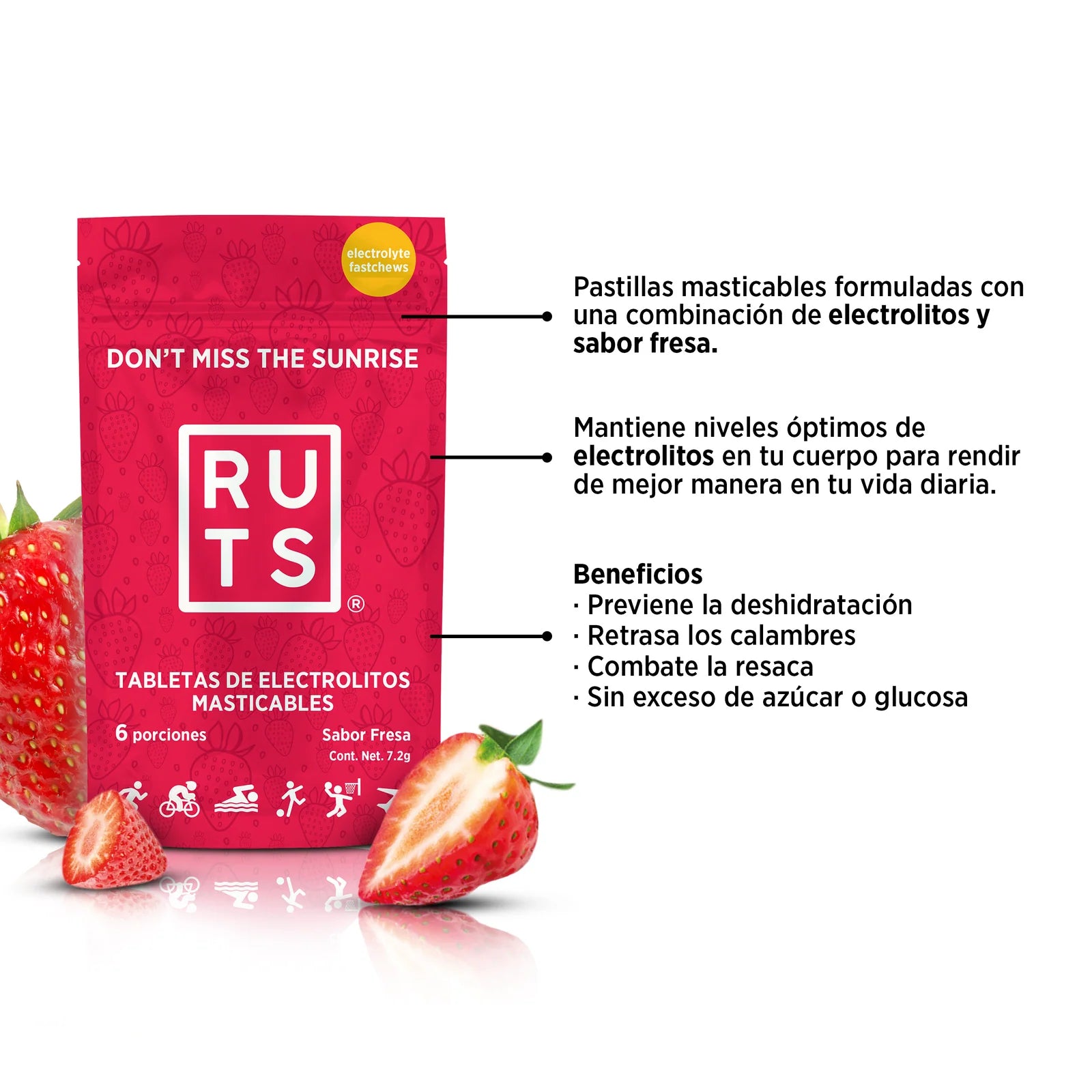 Ruts Pastillas de Sal - Fresa