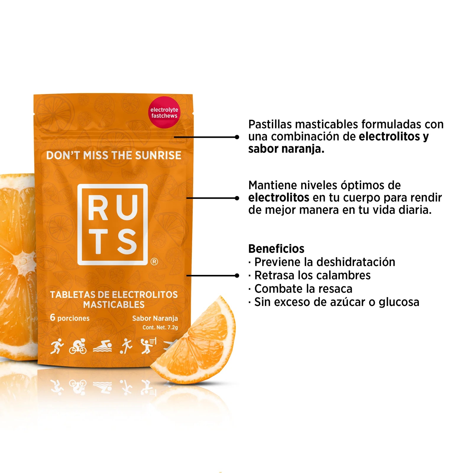 Ruts Pastillas de Sal - Naranja
