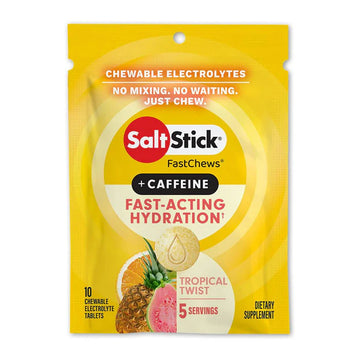 SaltStick FastChews - Tropical Twist + Caffeine